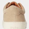 Beige Men’s Ralph Lauren Jermain Suede Sneakers