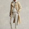 Beige Men’s Ralph Lauren Stretch Cotton Trench Coats