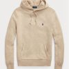 Beige Men’s Ralph Lauren Textured Cotton Hooded Jumper  Sweaters