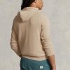 Beige Men’s Ralph Lauren Textured Cotton Hooded Jumper  Sweaters