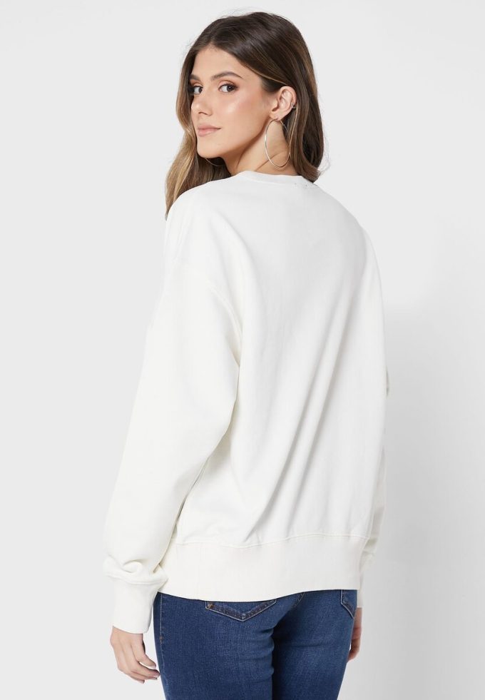 Beige Women’s Ralph Lauren Graphic Knitted Sweatshirts Beige Women’s Ralph Lauren Graphic Knitted Sweatshirts