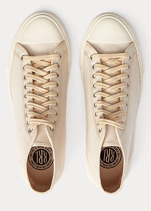 Beige Women’s Ralph Lauren Mayport Canvas Sneakers Beige Women’s Ralph Lauren Mayport Canvas Sneakers