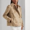 Beige Women’s Ralph Lauren Short Double-Breasted Coats Beige Women’s Ralph Lauren Short Double-Breasted Coats