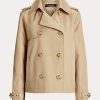 Beige Women’s Ralph Lauren Short Double-Breasted Coats Beige Women’s Ralph Lauren Short Double-Breasted Coats