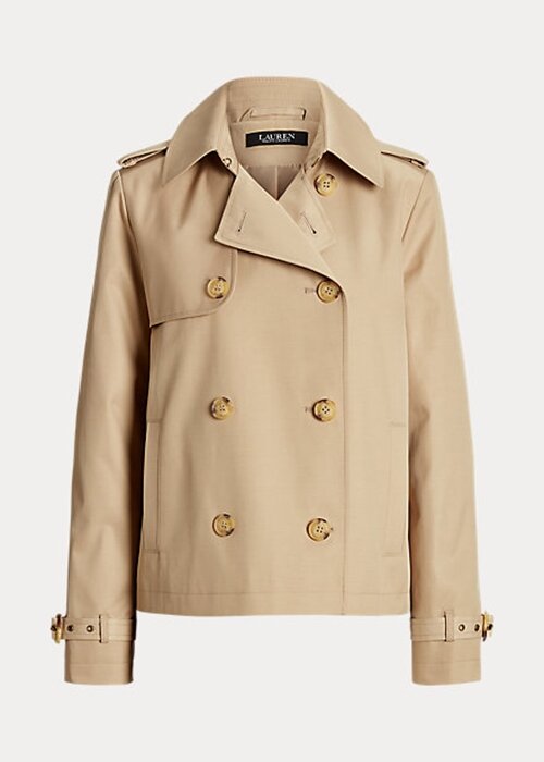 Beige Women’s Ralph Lauren Short Double-Breasted Coats Beige Women’s Ralph Lauren Short Double-Breasted Coats