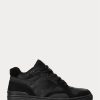 Black / Black Men’s Ralph Lauren Court Mid Pro Sneakers Black / Black Men’s Ralph Lauren Court Mid Pro Sneakers