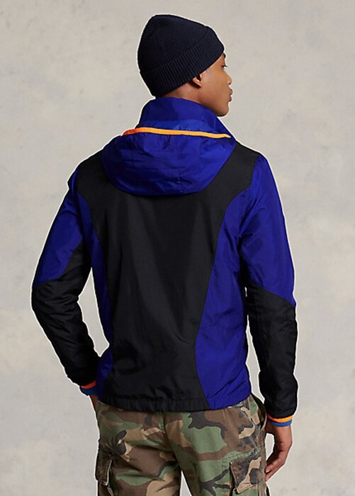 Black / Blue Men’s Ralph Lauren Water-Repellent Ripstop Jackets Black / Blue Men’s Ralph Lauren Water-Repellent Ripstop Jackets