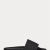 Black / Gold Men’s Ralph Lauren Signature Pony Slippers