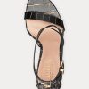 Black / Gold Women’s Ralph Lauren Gabriele Embossed Leather Heels Black / Gold Women’s Ralph Lauren Gabriele Embossed Leather Heels