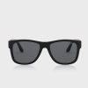 Black Men’s Ralph Lauren 0PH4162 Square Sunglasses