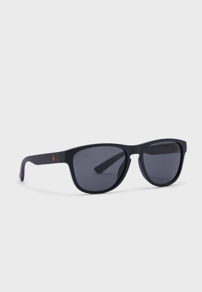 Black Men’s Ralph Lauren 0Ph4180U Square Sunglasses