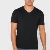 Black Men’s Ralph Lauren 2 Pack Essential V- Neck T Shirts