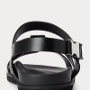 Black Men’s Ralph Lauren Biorn Calfskin Sandals