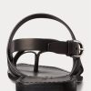 Black Men’s Ralph Lauren Carlion Calfskin Sandals