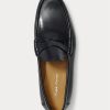 Black Men’s Ralph Lauren Chalmers Calfskin Penny Loafers