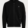 Black Men’s Ralph Lauren Double-Knit Bomber Jackets Black Men’s Ralph Lauren Double-Knit Bomber Jackets
