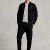 Black Men’s Ralph Lauren Double-Knit Bomber Jackets Black Men’s Ralph Lauren Double-Knit Bomber Jackets