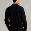 Black Men’s Ralph Lauren Double-Knit Bomber Jackets Black Men’s Ralph Lauren Double-Knit Bomber Jackets