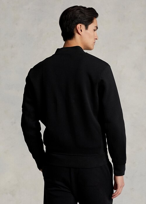 Black Men’s Ralph Lauren Double-Knit Bomber Jackets Black Men’s Ralph Lauren Double-Knit Bomber Jackets