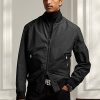 Black Men’s Ralph Lauren Drayton Cotton-Blend Bomber Jackets