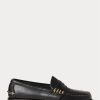 Black Men’s Ralph Lauren Edric Leather Penny Loafers