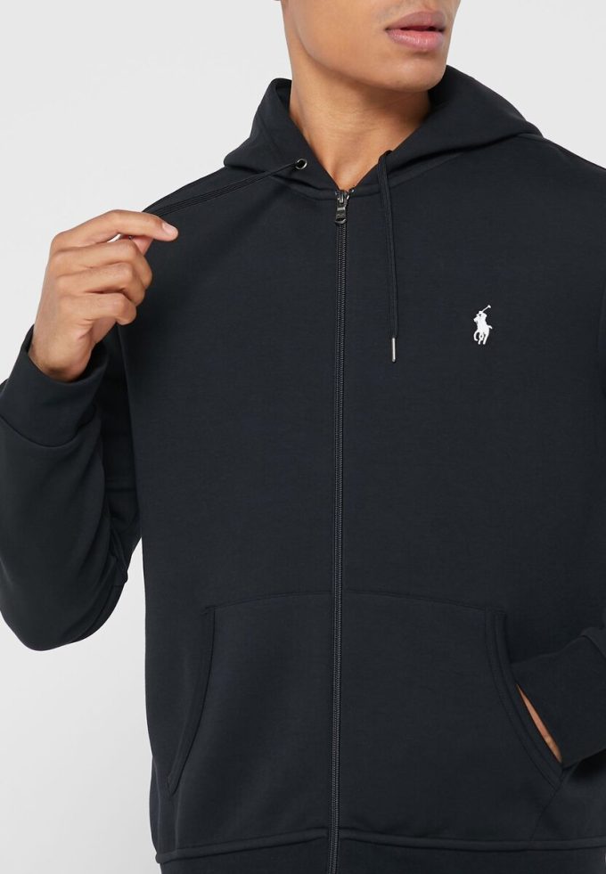 Black Men’s Ralph Lauren Essential Hoodie Black Men’s Ralph Lauren Essential Hoodie