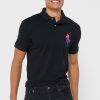 Black Men’s Ralph Lauren Essential Polo Shirts