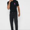Black Men’s Ralph Lauren Essential Polo Shirts