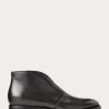 Black Men’s Ralph Lauren Frasco Calfskin Chelsea Boots