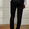 Black Men’s Ralph Lauren Gregory Wool Barathea Tuxedo  Pants
