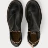 Black Men’s Ralph Lauren Hand-Burnished Leather Chelsea Boots