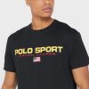 Black Men’s Ralph Lauren Logo Crew Neck T Shirts