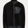 Black Men’s Ralph Lauren Pile Fleece Jackets Black Men’s Ralph Lauren Pile Fleece Jackets