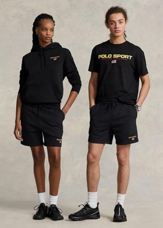 Black Men’s Ralph Lauren Polo Sport Fleece Shorts