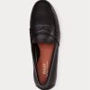 Black Men’s Ralph Lauren Reynold Full-Grain Driver Casual Shoes
