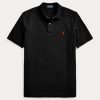 Black Men’s Ralph Lauren The Iconic Mesh Polo Shirts