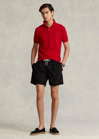Black Men’s Ralph Lauren Traveller Swimming Trunk  Shorts