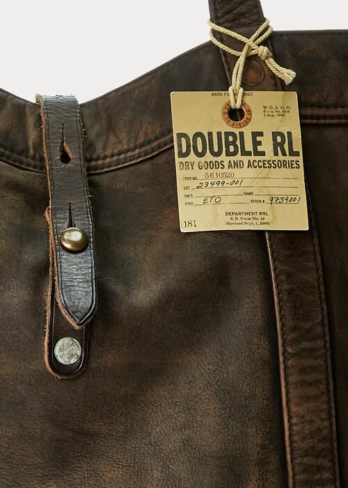 Black Over Brown Women’s Ralph Lauren Leather Tote Bags Black Over Brown Women’s Ralph Lauren Leather Tote Bags