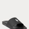 Black / White Men’s Ralph Lauren Signature Pony Slippers