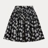 Black / White Women’s Ralph Lauren Floral A-Line Skirts
