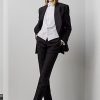 Black Women’s Ralph Lauren Alaina Jacquard Tuxedo Pants Black Women’s Ralph Lauren Alaina Jacquard Tuxedo Pants