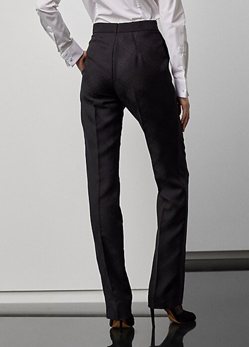 Black Women’s Ralph Lauren Alaina Jacquard Tuxedo Pants Black Women’s Ralph Lauren Alaina Jacquard Tuxedo Pants