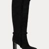 Black Women’s Ralph Lauren Aubri Suede Boots Black Women’s Ralph Lauren Aubri Suede Boots