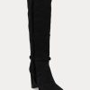 Black Women’s Ralph Lauren Aubri Suede Boots Black Women’s Ralph Lauren Aubri Suede Boots