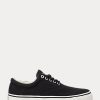 Black Women’s Ralph Lauren Bryn Canvas Sneakers Black Women’s Ralph Lauren Bryn Canvas Sneakers