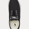 Black Women’s Ralph Lauren Bryn Canvas Sneakers Black Women’s Ralph Lauren Bryn Canvas Sneakers