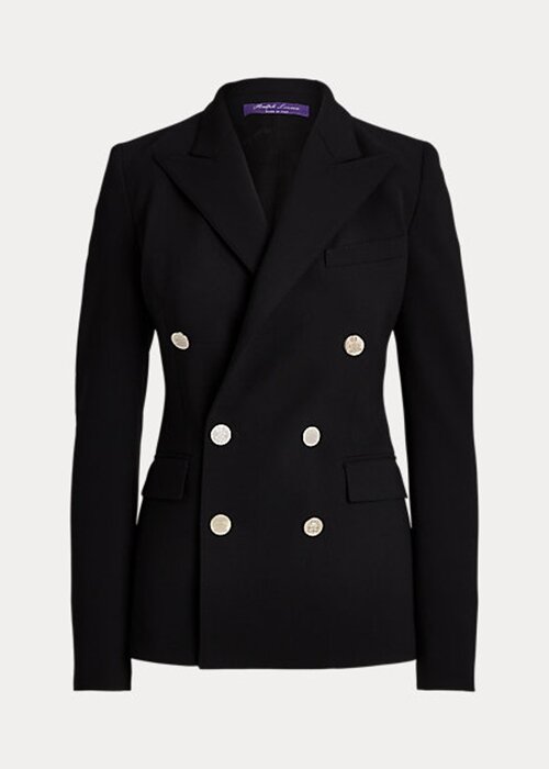 Black Women’s Ralph Lauren Camden Wool-Blend Jackets Black Women’s Ralph Lauren Camden Wool-Blend Jackets