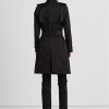 Black Women’s Ralph Lauren Double-breasted Cotton-blend Coats Black Women’s Ralph Lauren Double-breasted Cotton-blend Coats