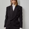Black Women’s Ralph Lauren Gregory Jacquard Tuxedo Jackets Black Women’s Ralph Lauren Gregory Jacquard Tuxedo Jackets