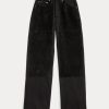 Black Women’s Ralph Lauren High-rise Wide-leg Cropped Jeans